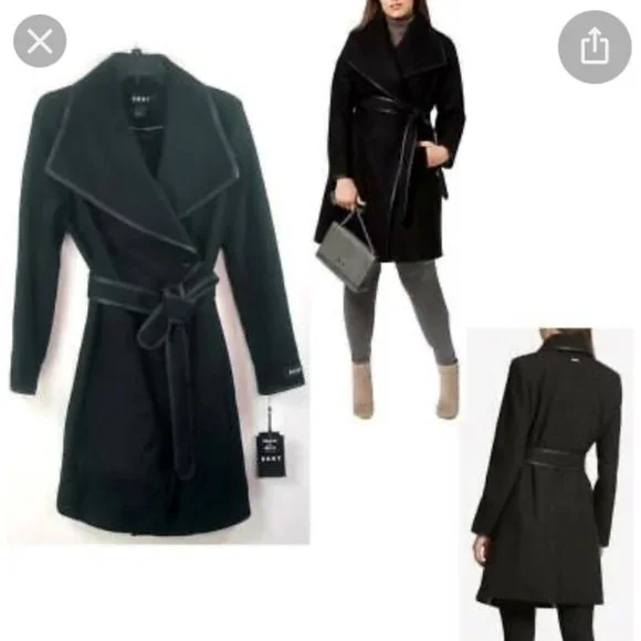 Women's DKNY wool Coat - Never worn - Picture 1 of 12